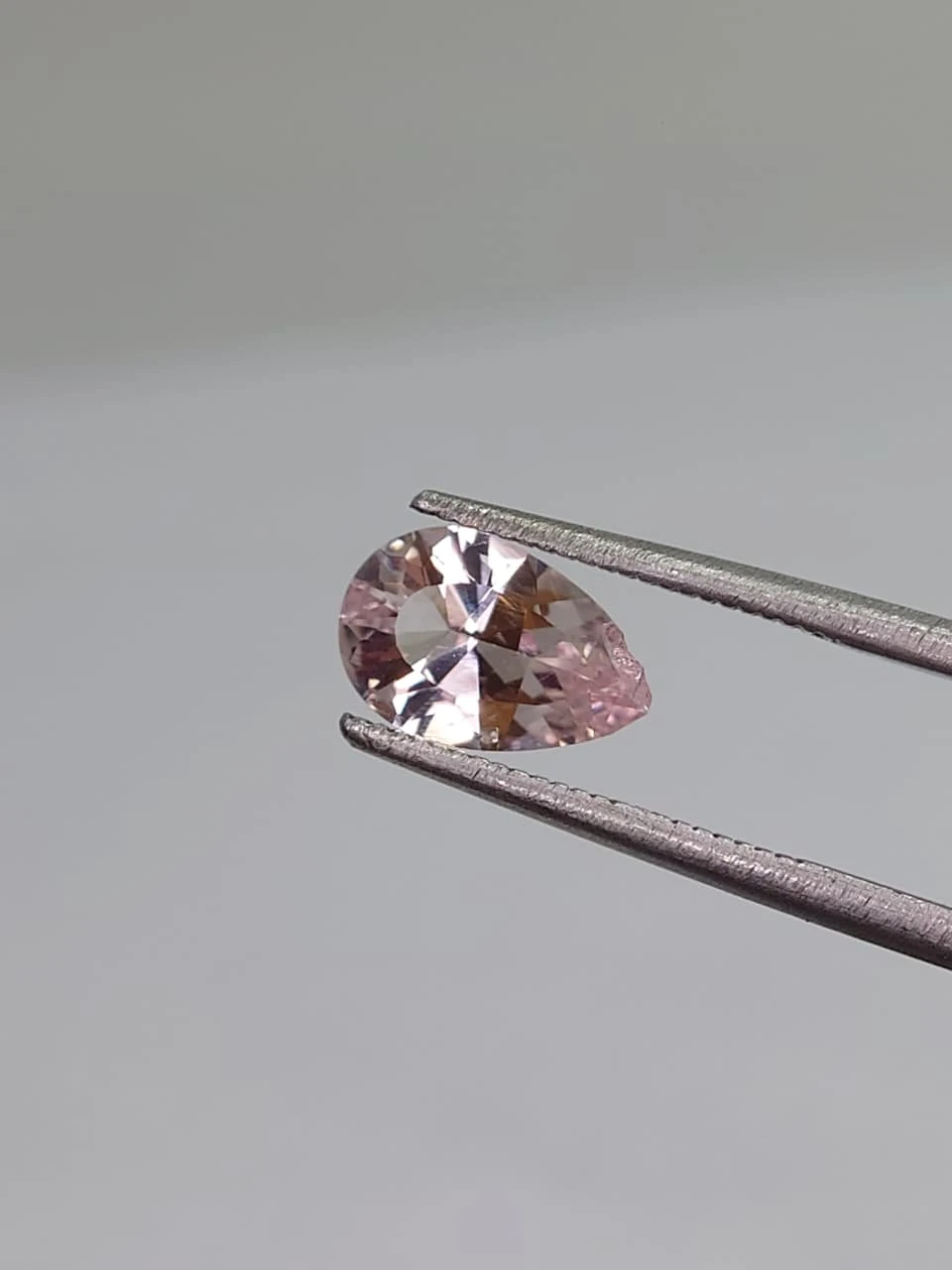 1.2ct Natural Pastel Pink Topaz from Katlang, Pakistan — view 3